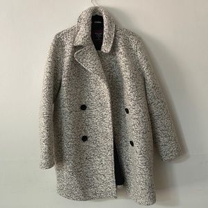 abercrombie & fitch double breasted wool jacket medium